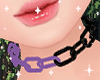 ♡ Choker purple