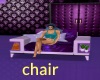 purple passion arm chair
