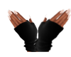 Plain Black Gloves
