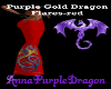 PurpleGold Dragon - red