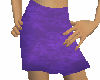 purple mid length skirt