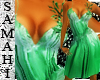 {S} Botanica Dress Green
