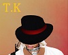 T.K Maf Hat Red Black
