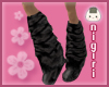 -O- Black fuzzy fur boot
