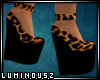 Leopard Wedges