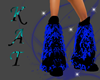 {KAT} Blue Rave Boots