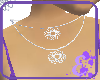 (e)silverflower necklace