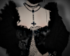 black fur