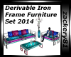 Iron Frame Sofa Set 2014