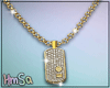 !H! Gold Necklace /M