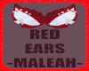 ✧ Red Ears ✧