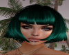 Hair short green