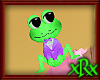 Frog Pet Tux Pastel Purp