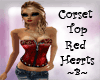~B~ Corset Top Red Heart