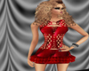Red Latex Dress