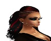 Jas Red & Black Braids