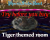 Tiger themed room
