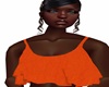 ORANGE BOHEMIAN TOP