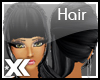 xK* Black formal hair