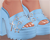 B. BLUE CHARM HEELS