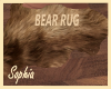 Cozy Cabin Bear Rug