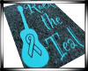 {RJ} Rock The Teal Rug