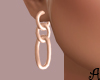 A| Rose Gold Earrings