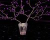 Purple Tree w/Glass vase