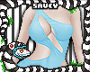 Cut Out Dress Blue