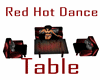 Red Hot Dance Table