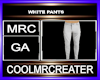 WHITE PANTS