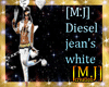 [M.J]Diesel jean white F