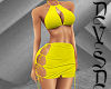 Skirt&Bra Fit in Yellow