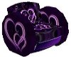 Purple Heart Deco Chair