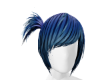 Short Blue & Purple Hair