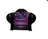 purple chair w/ cuddle