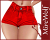 MW- Red Jeans Shorts RL