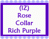 Roses Collar Deep Purple