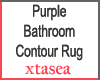 Purple Contour Rug