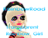Transparent Rainbow Girl