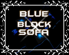 Blue Block Sofa