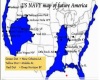 US Navy Map Of THE USA
