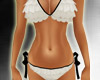 White Ruffle Bikini