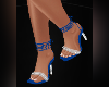 Blue Gala Heels