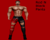 Red N Black Pants