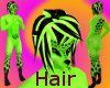 :3 pop green male hair