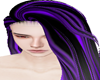 Black/ purple side long