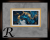 Blue Gold Canvas Art