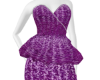 purple evening gown