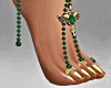 Feet + Egyptian Anklets
